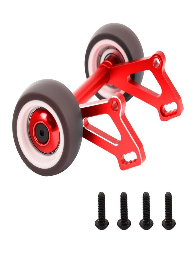 POLANTA Aluminium Alloy RC Wheelie Bar Hops Up Upgrade Part for Arrma 1/8 Kraton 6S V6 Truck (Red) - Image 1